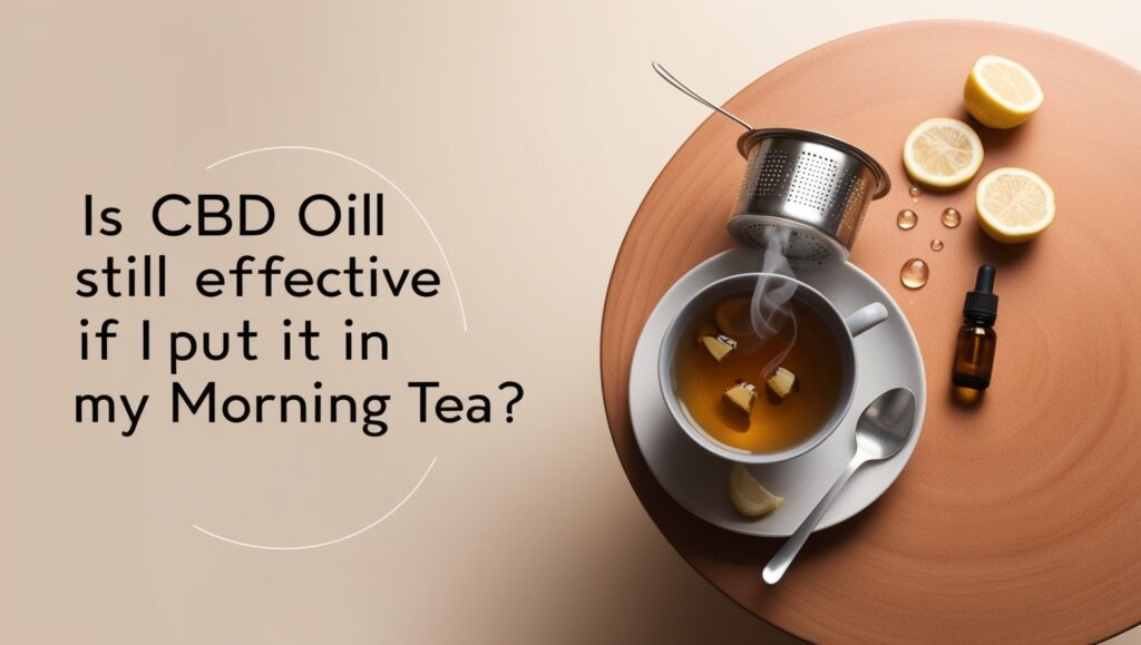 Is CBD Oil Still Effective If I Put It In My Morning Tea